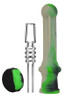 Silicone Vapor Straw w/ Quartz Tip - 7" / Colors Vary