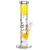 Pulsar Decal Straight Tube Water Pipe - 12"/14mm F