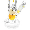 Pulsar Decal Straight Tube Water Pipe - 12"/14mm F