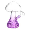 Pluming Mushroom Glass Water Pipe - 7" / 14mm F Assorted