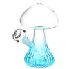 Pluming Mushroom Glass Water Pipe - 7" / 14mm F Assorted