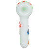 420 Painted Glow In The Dark Glass Hand Pipe - 5" 6ct Assorted Bundle