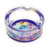 Pulsar Design Series Round Glass Ashtray | 3.4" | Assorted Designs | 6ct Display