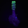 Iridescent Dragon Soft Glass Water Pipe | 14" | 14mm F | Colors Vary