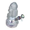 Space Man On The Moon Glass Water Pipe - 6.75" / 14mm F / Colors Vary