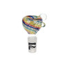 Pulsar Rainbow Candy Swirl No-Roll Herb Slide - 14mm M /  Colors/9CT DISPLAY