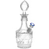 Vintage Decanter Style Glass Water Pipe w/ Cap - 8.5" / 14mm F / Colors Vary / Liquor