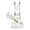 Pulsar Caticorns Design Series Glass Beaker Water Pipe - 8" / 14mm F