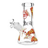 Pulsar Pizza Design Series Glass Beaker Water Pipe - 8" / 14mm F