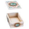 Fujima Om Symbol Tarot Polyresin Stash Box - 5.5"x4"
