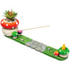 Fujima Mushroom Incense Burner with Faux Plant - 12.5" Fujima Mushroom Incense Burner with Faux Plant - 12.5"