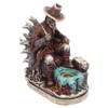 Fujima Skeleton Cowboy Polyresin Incense or Tealight Holder - 8.25" Fujima Skeleton Cowboy Polyresin Incense or Tealight Holder - 8.25"
