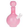 Vintage Crystal Decanter Ombre Glass Water Pipe - Cruet / 9.75" / 14mm F / Colors Vary
