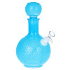 Vintage Crystal Decanter Ombre Glass Water Pipe - Cruet / 9.75" / 14mm F / Colors Vary