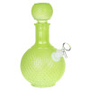 Vintage Crystal Decanter Ombre Glass Water Pipe - Cruet / 9.75" / 14mm F / Colors Vary