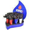 Newport Double Flame Torch Lighter - 4.6"/Asst /12PC DIS
