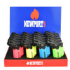 Newport Neon Torch Lighter - 2.9"/Asst /20PC DISPLAY