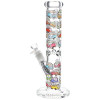 Pulsar Design Series Straight Tube Glass Water Pipe - V-Dubz / 12" / 14mm F