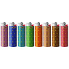 Bic Lighter w/ Sleeve - Metallic/50PC DISPLAY