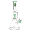 SeshGear 2-Step Glass Beaker Water Pipe - 11.75" / 14mm F / Colors Vary