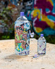 Pulsar Graffiti Series Spray Paint Glass Water Pipe Set - Chill Cat / 7.5" / 14mm F