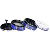 Pulsar Design Series Aluminum Grinder - 4pc / 2.5" / Drum