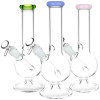 Spherical Splendour Round Bottom Water Pipe - 14.25" - 14mm F - Colors Vary