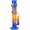 Orbiting Planets Straight Tube Glow in Dark Water Pipe - 13.75" - 19mm F