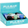 Pulsar  Lil Shroom Buddy Herb Slide - 14mm M / Assorted Colors 9CT DISPLAY