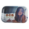 OCB 11" x 7.5" Medium Metal Rolling Tray - Organic Hemp