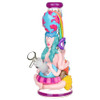 Pulsar Artist Series Glow Beaker Water Pipe - 9.75" / 14mm F