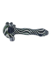 Shine Glassworks - Striped Dichroic Bone Pipe