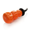 5" Stacked Jack-O-Lantern Glass Hand Pipe