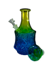 SeshGear Vintage Ombre Glass Water Pipe - 10" / 14mm F / Sun Flower
