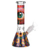 Pulsar Design Series Beaker Water Pipe Smokers Kit - 7.75" / Sunflower of the Mind