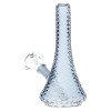 Sleek Art Deco Mini Glass Beaker Water Pipe - 5.5" / 10mm F / Colors Vary