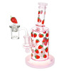 Pulsar Fruit Series Glow In The Dark Dab Rig Kit - 8" / 14mm F Strawberry Cough Glow