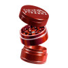 3-Piece Piranha Grinder with Storage 2.0 Red