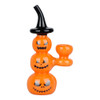 6" Halloween Glass Water Pipe / 14mm F 6" Halloween Glass Water Pipe / 14mm F