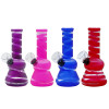 5” Striped Mini Pedestal Thick Base - Colors Vary