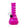 6" Bubble Stripe Mini Beaker - Colors Vary