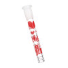 Pulsar Valentine's Hearts n Roses Glass Beaker Water Pipe & Hand Pipe Set - 10" / 14mm F