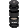 ONGROK 5 Piece Flower Tooth Storage Grinder Black