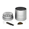 ONGROK 5 Piece Flower Tooth Storage Grinder Silver