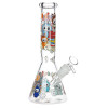 Funny Animal Beaker Glass Water Pipe - 9.75" / 14mm F / Designs Vary
