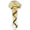 Worked Rasta Spoon Glass Pipe - 4"