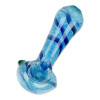 Bold Striation Glass Spoon Pipe - 3.5" / Colors Vary