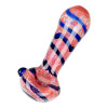 Bold Striation Glass Spoon Pipe - 3.5" / Colors Vary