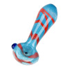 Bold Striation Glass Spoon Pipe - 3.5" / Colors Vary