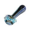 Swirled Out Dichro Glass Spoon Pipe Assortment - 5" / Assorted Styles & Colors/3ct Bundle